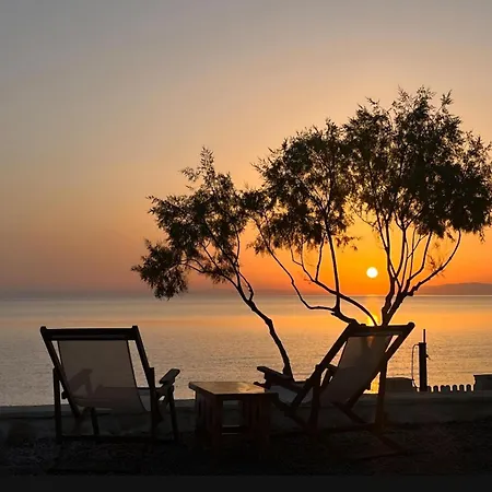 Seafront Wooden House Feriehus Katastárion